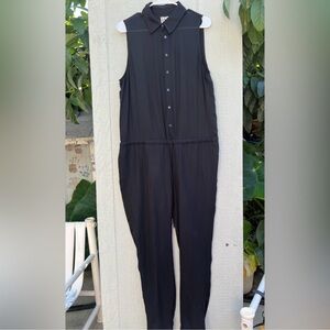 Haute hippie button down jumpsuit